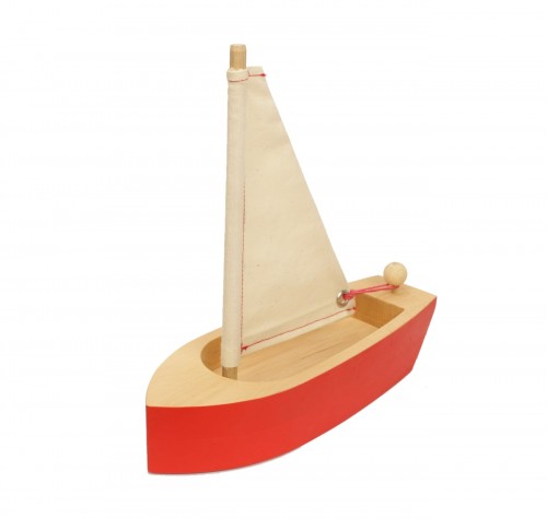 Spielzeugboot "Kolumbus" Rot