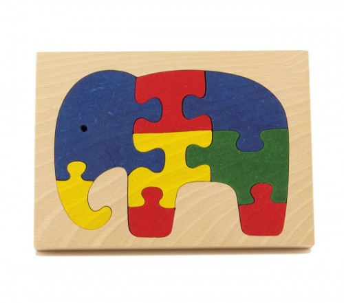 Holzpuzzle Elefant