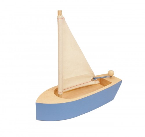 Spielzeugboot "Kolumbus" Blau